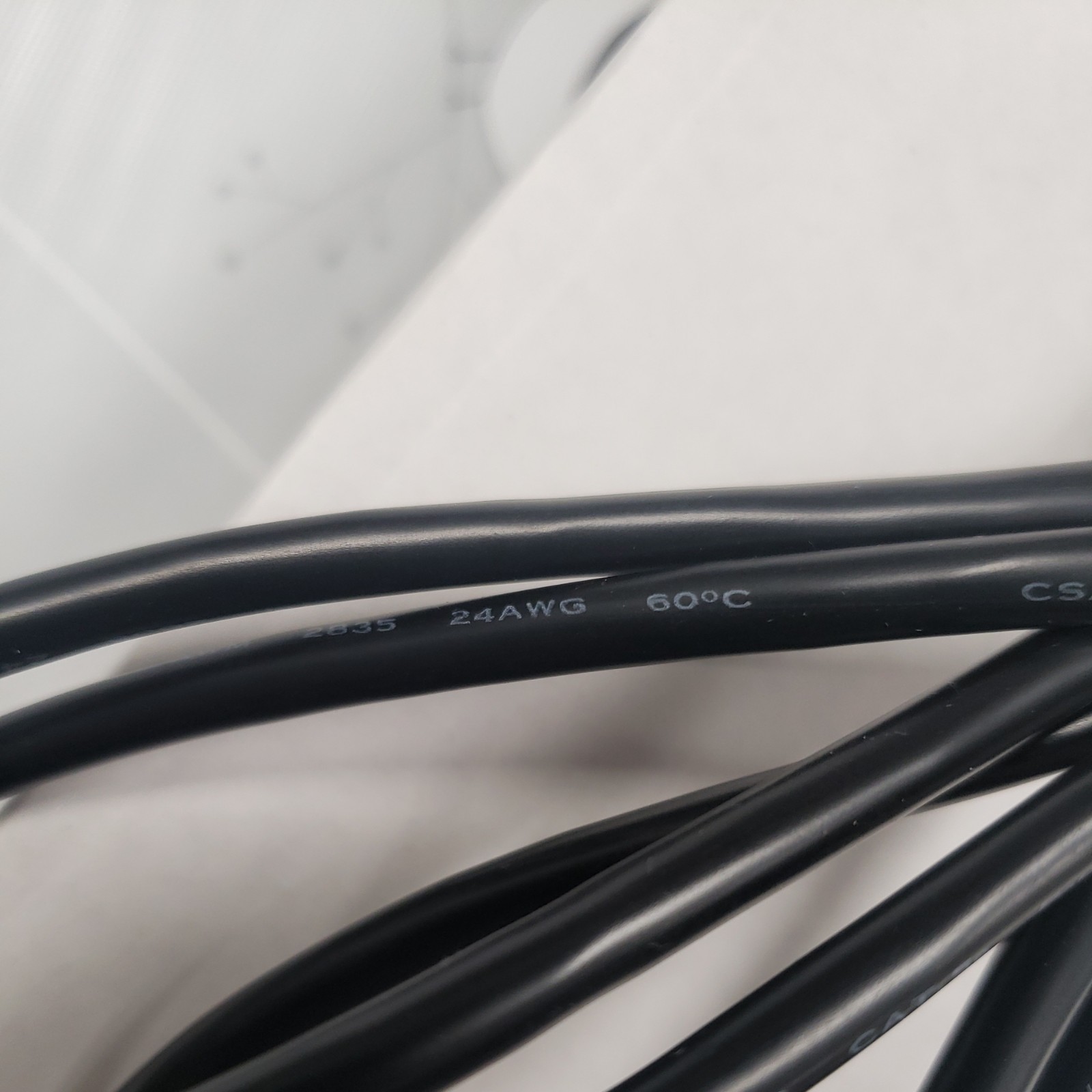 CAT5e Cable 6ft ~ TIA/EIA-568B.2 UTP~ 60° CM 24AWG ~ C-UL E201854-B ETL Verified