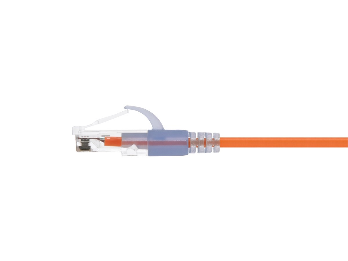 Monoprice Cat6A Ethernet Patch Cable – 3 feet Orange | Snagless RJ45 550Mhz UTP