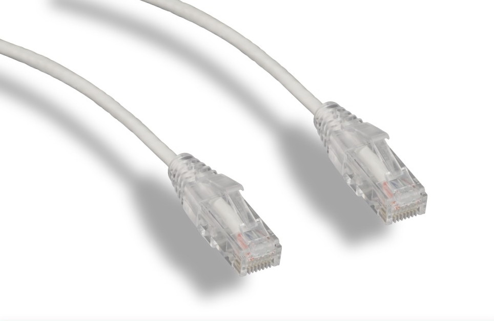 Slim Cat6 UTP Patch Cord Cable 3.6mm OD 1ft 2ft 3ft 5ft 7ft 10ft lot of 1, 5,10