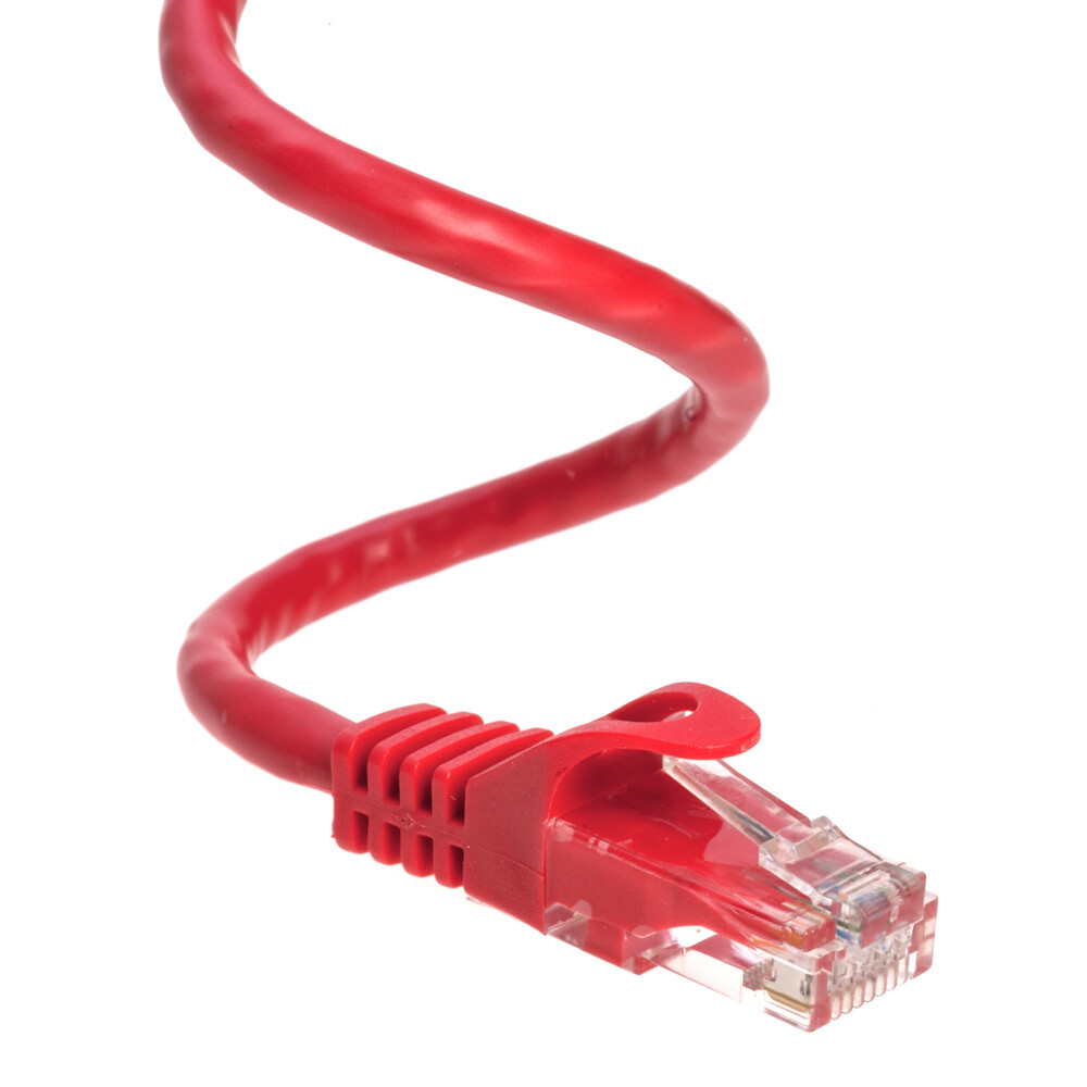 Cat6 Red Patch Cord Network Cable Ethernet LAN RJ45 UTP 3FT – 20FT Multi LOT