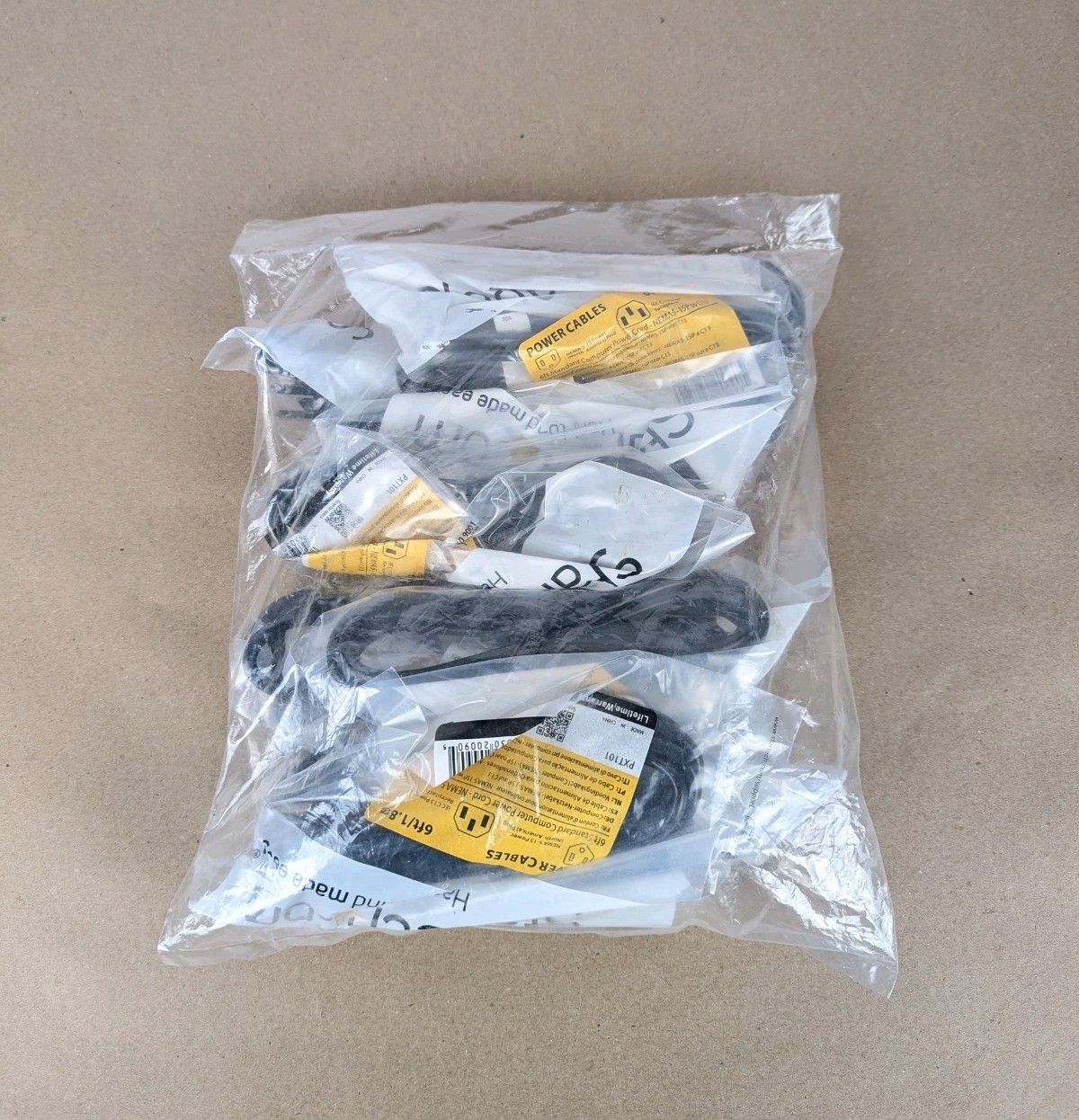 NEW 10x StarTech.Com 6ft (1.8m) Standard Computer Power Cord, NEMA 5-15P to C13