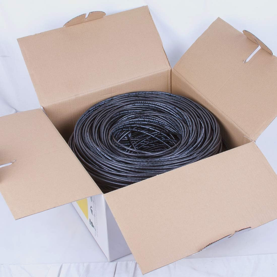 Cat5E 1000 Ft. 24AWG Pull Box Direct Burial/Underground Double Jacket Waterproof