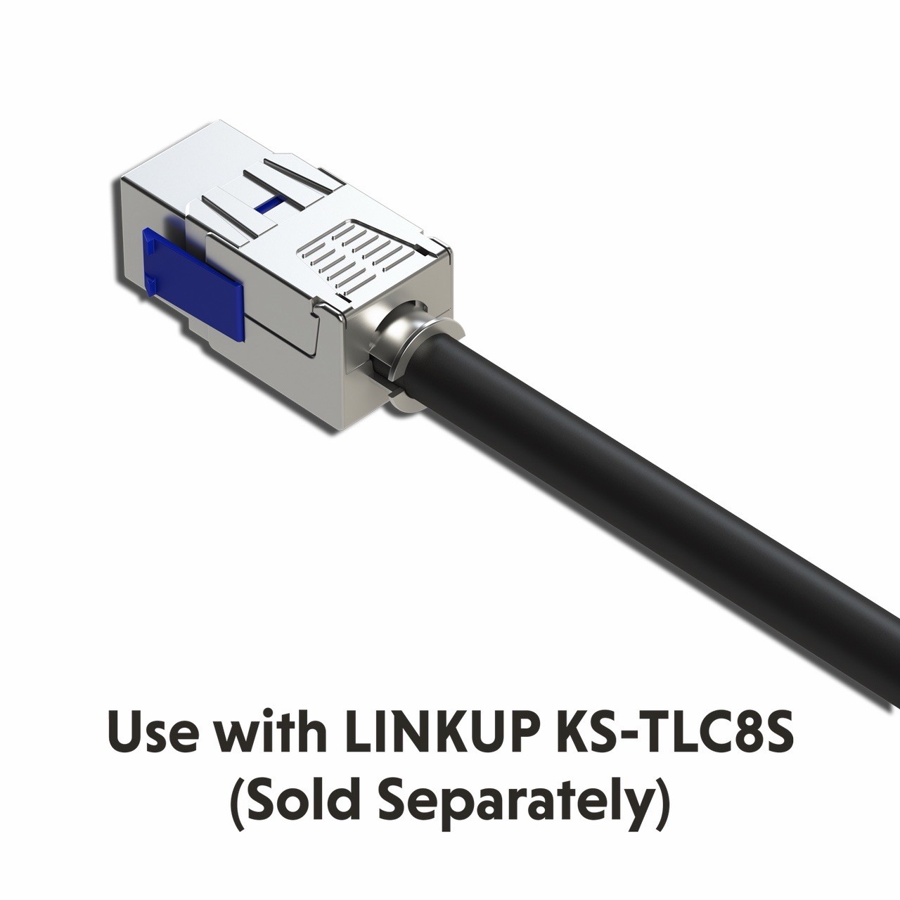 LINKUP Cat8 S/FTP Bulk Cable 22AWG Solid Copper 2000MHz 40Gbps Black – 50 meter