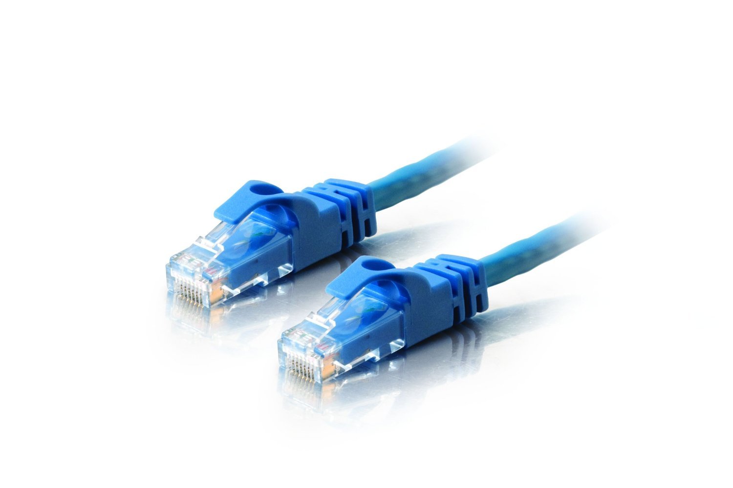 CAT6 Patch Cable BLUE Ethernet LAN Modem Wire 6ft 10ft 20ft 50ft 100ft 200ft lot