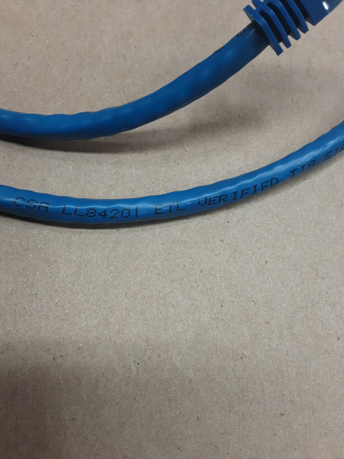3 Ft Ethernet Patch Cords Category 6E (Cat6E) 24AWG E188601 #1030b8