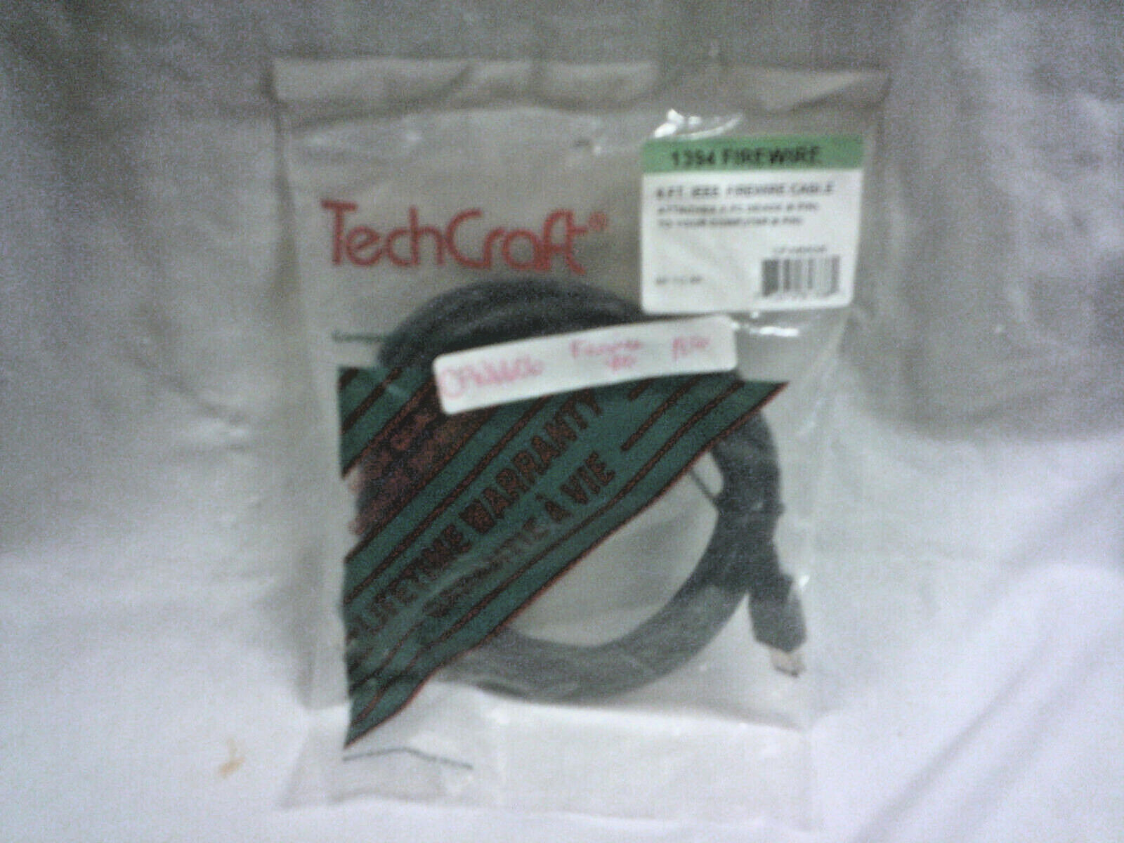 1394 IEEE Firewire cable (6 pin male to 6 pin male)