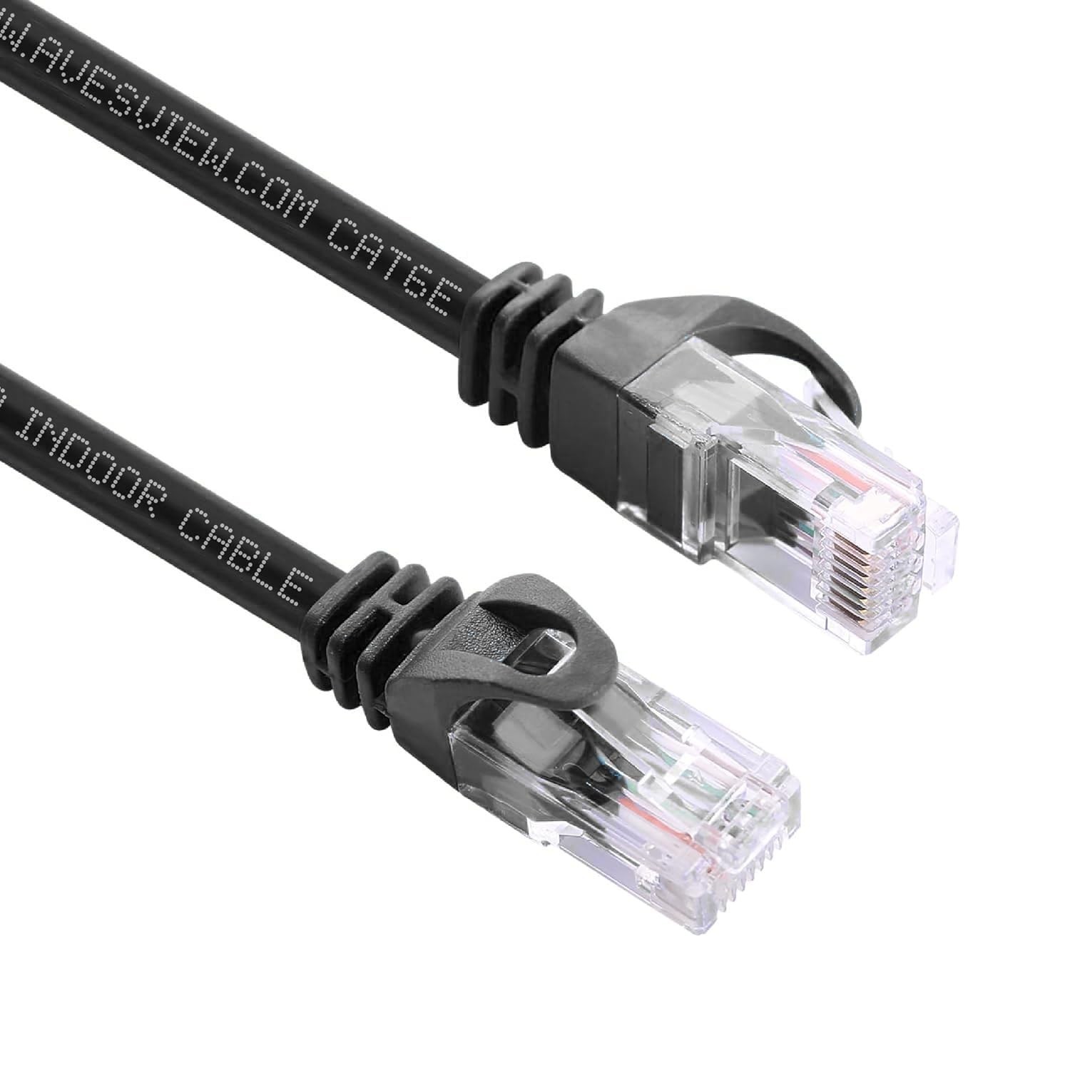 CAT6 Ethernet Cable Lot RJ45 LAN Network 25FT 50FT 75FT 100FT Blue Black White