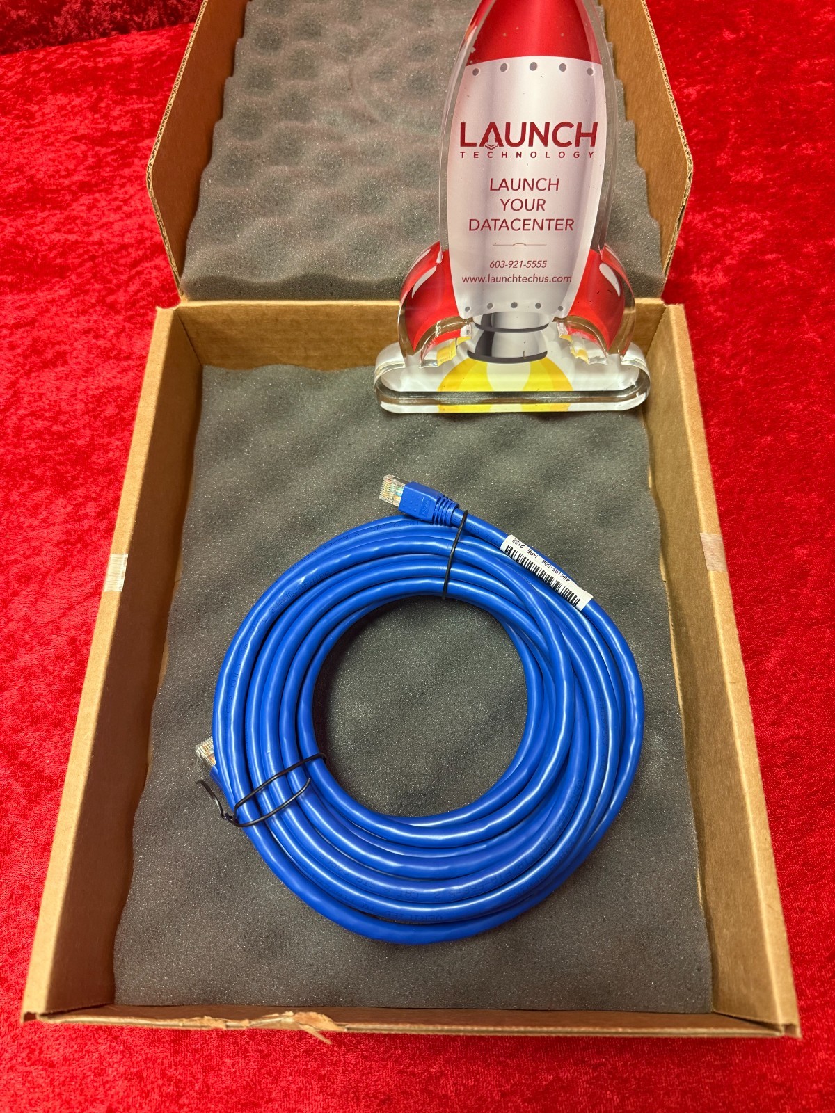AF596A HPE HPE 10.0M Blue CAT6 STP Cable Data 486195-006