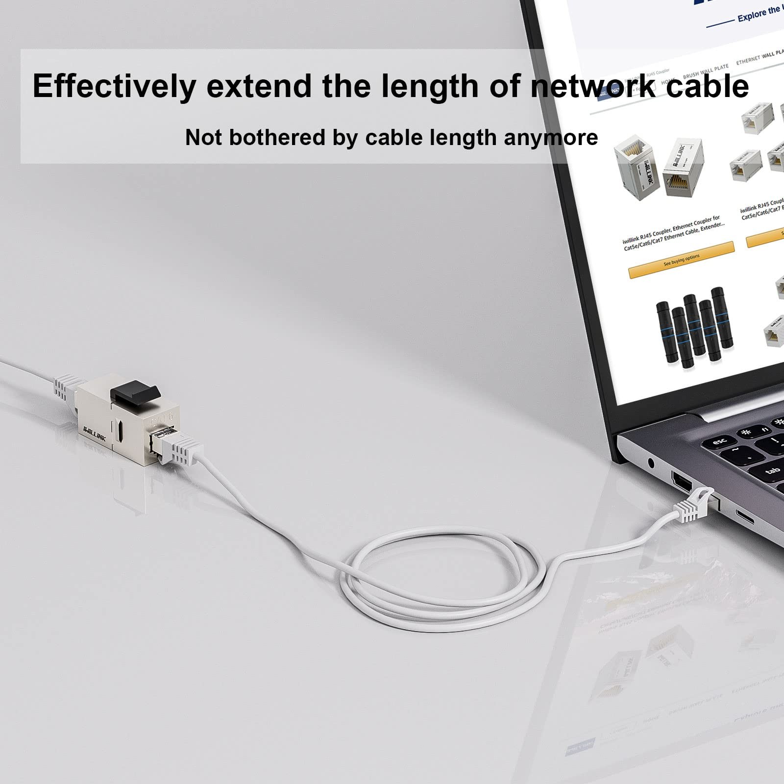 Cat6 Shielded Coupler 10pack Rj45 Ethernet Female To Female Keystone Jack Stp In