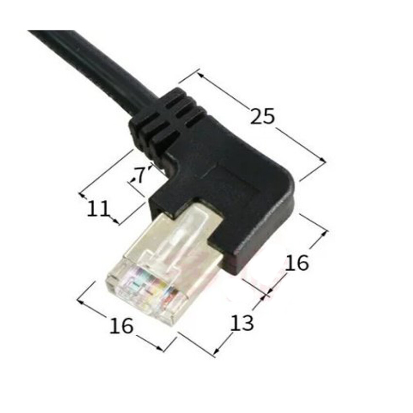 RJ45 Ethernet Extension Cable Male to Female Network Lead Cat5 With Panel Mount