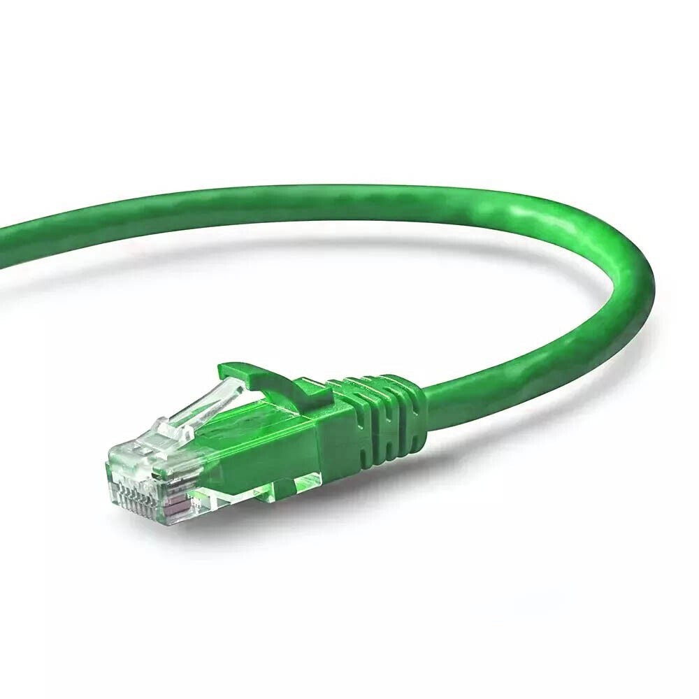CAT6 Green Ethernet Patch Cable RJ45 550Mhz UTP 1FT- 10FT Multipack