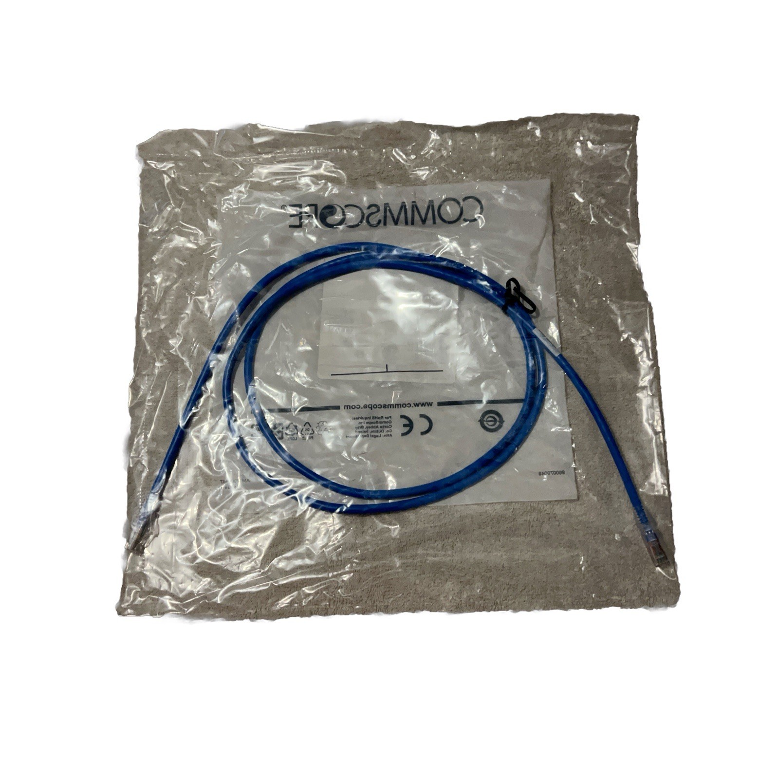 LOT OF x60 CommScope Uniprise UNC6 Cat6 Cat 6 Patch Cord Patch Cable 6FT Blue