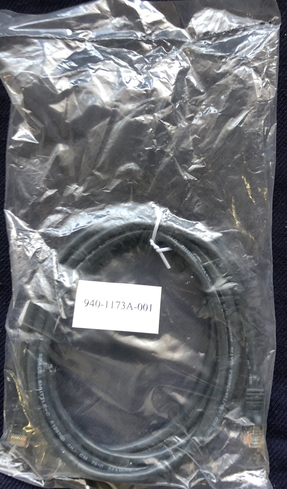 X2 Each = APC 940-1173A-001 Cable Cat 5E Snagless 7′ RJ45 BLK ROHS