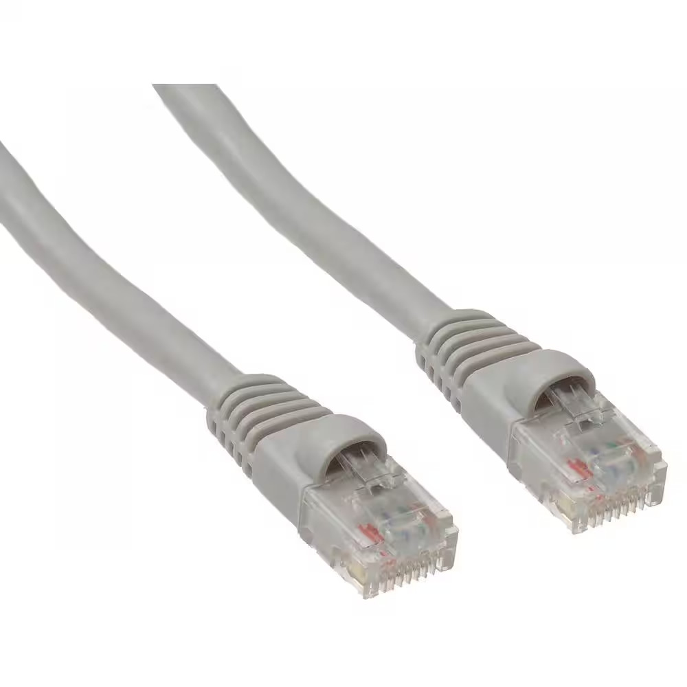 15 Ft. Cat5E Snagless Unshielded (UTP) Network Patch Cable, Gray
