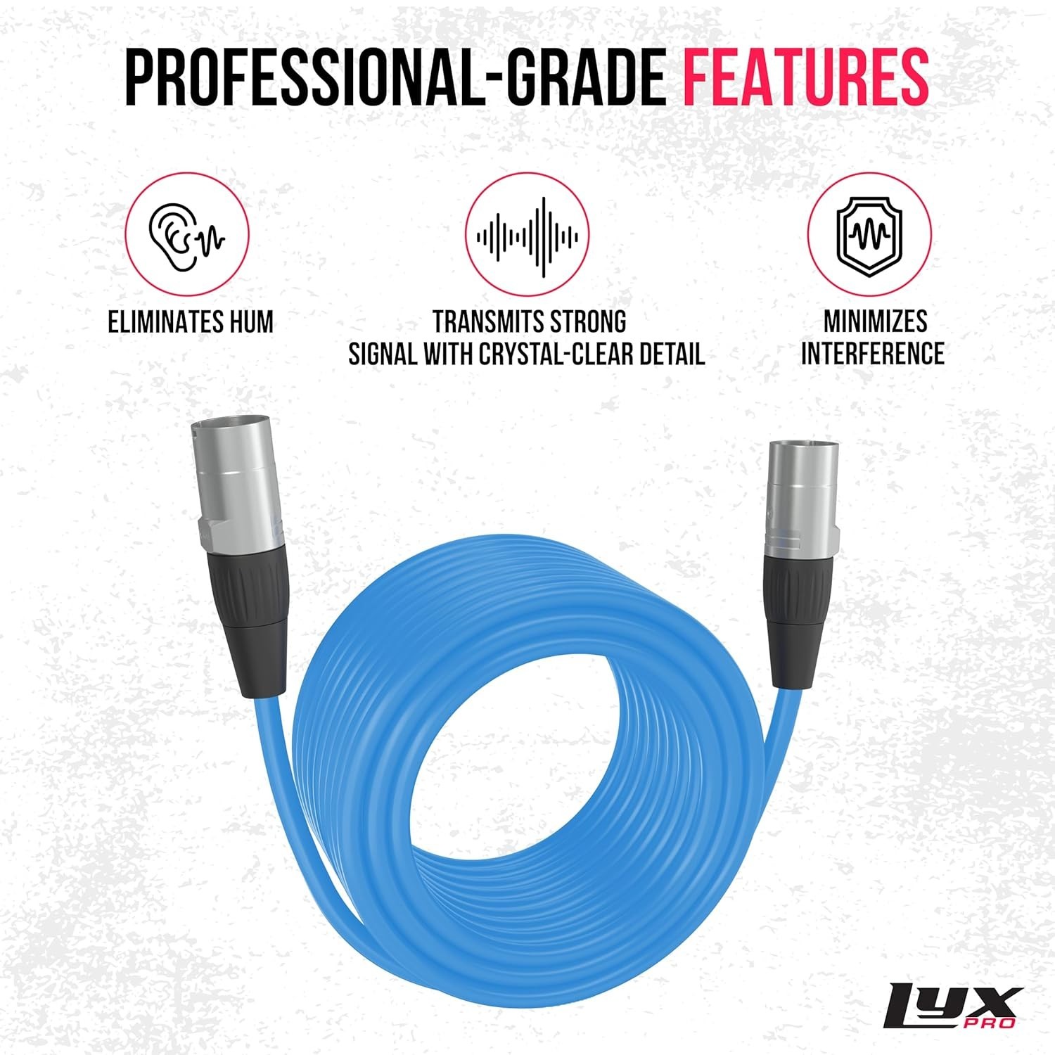 100ft Shielded CAT6 Ethercon Cable – Pro Audio DMX Stage Snake Blue New
