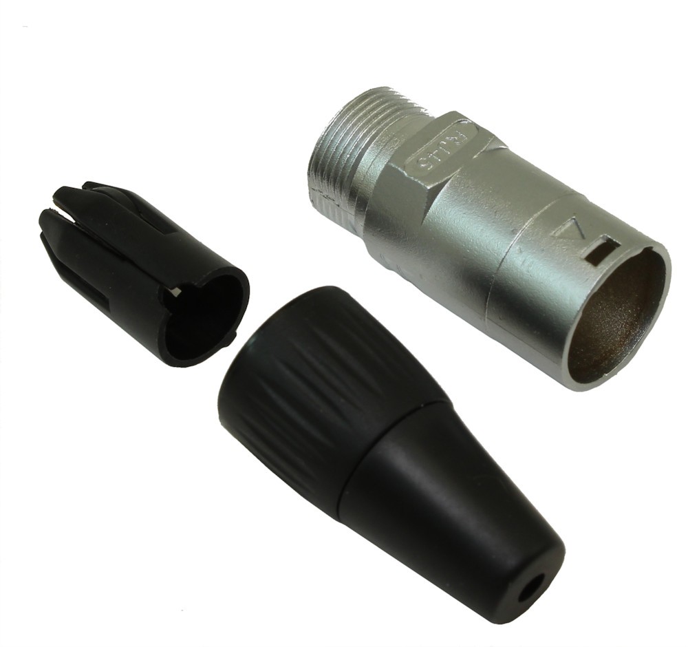 Ethercon RJ45 (CAT5/6) Cable Connector for Panel Mounting