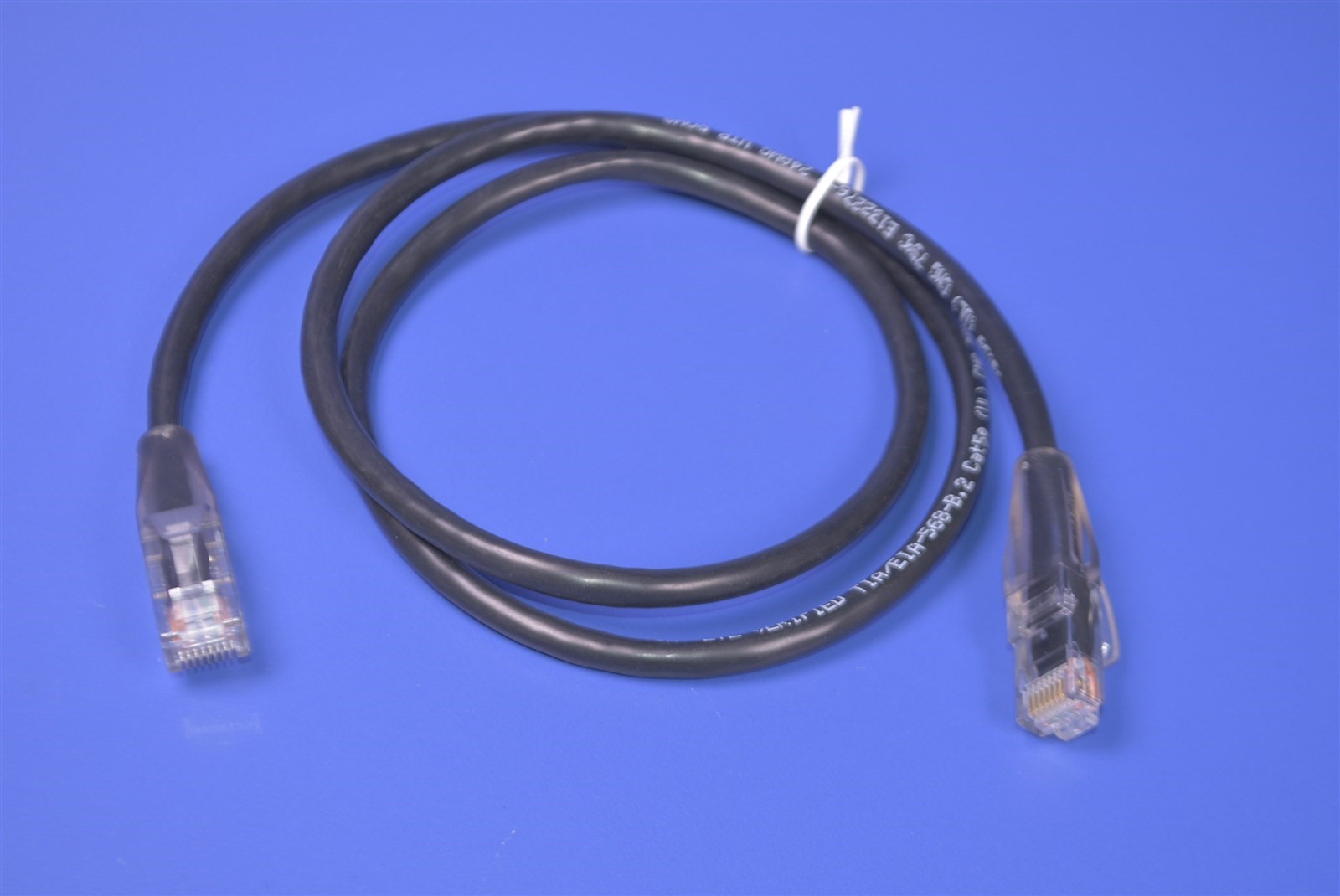 L-Com TRD815BLK-3 Premium Category 5E Patch Cable, RJ45 / RJ45, Black 3.0 ft
