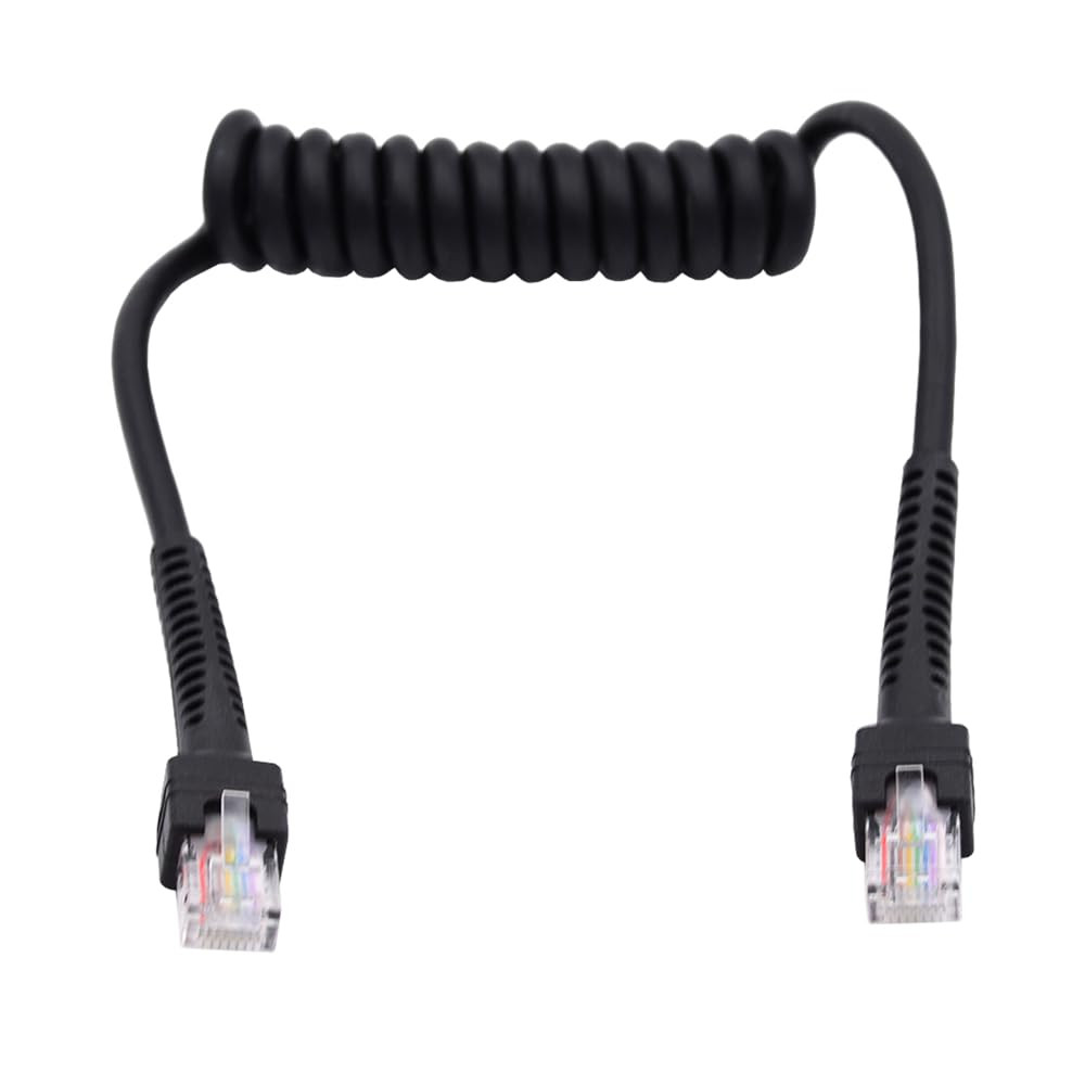Stretch Coiled RJ45 Cat6 8P8C UTP Male to Male Cable LAN Ethernet Network Patch