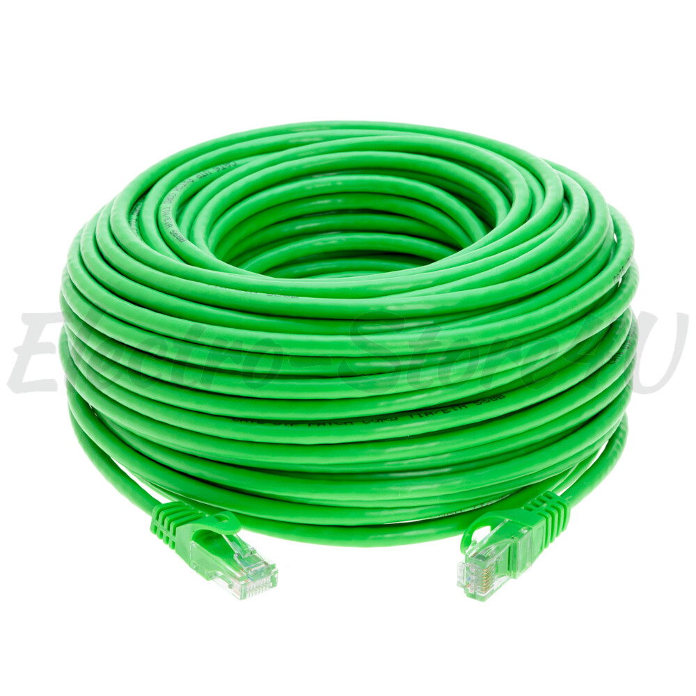 Cat6 Ethernet Patch Green Cable 3 5 10 20 50 100 200 LAN Router Network PS3 Lot