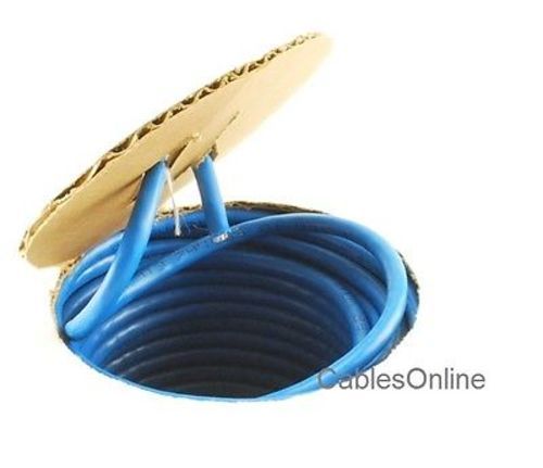 250ft Solid CAT6E CMR 550 Mhz, High-Performance 23 AWG Copper Bulk Cable, Blue