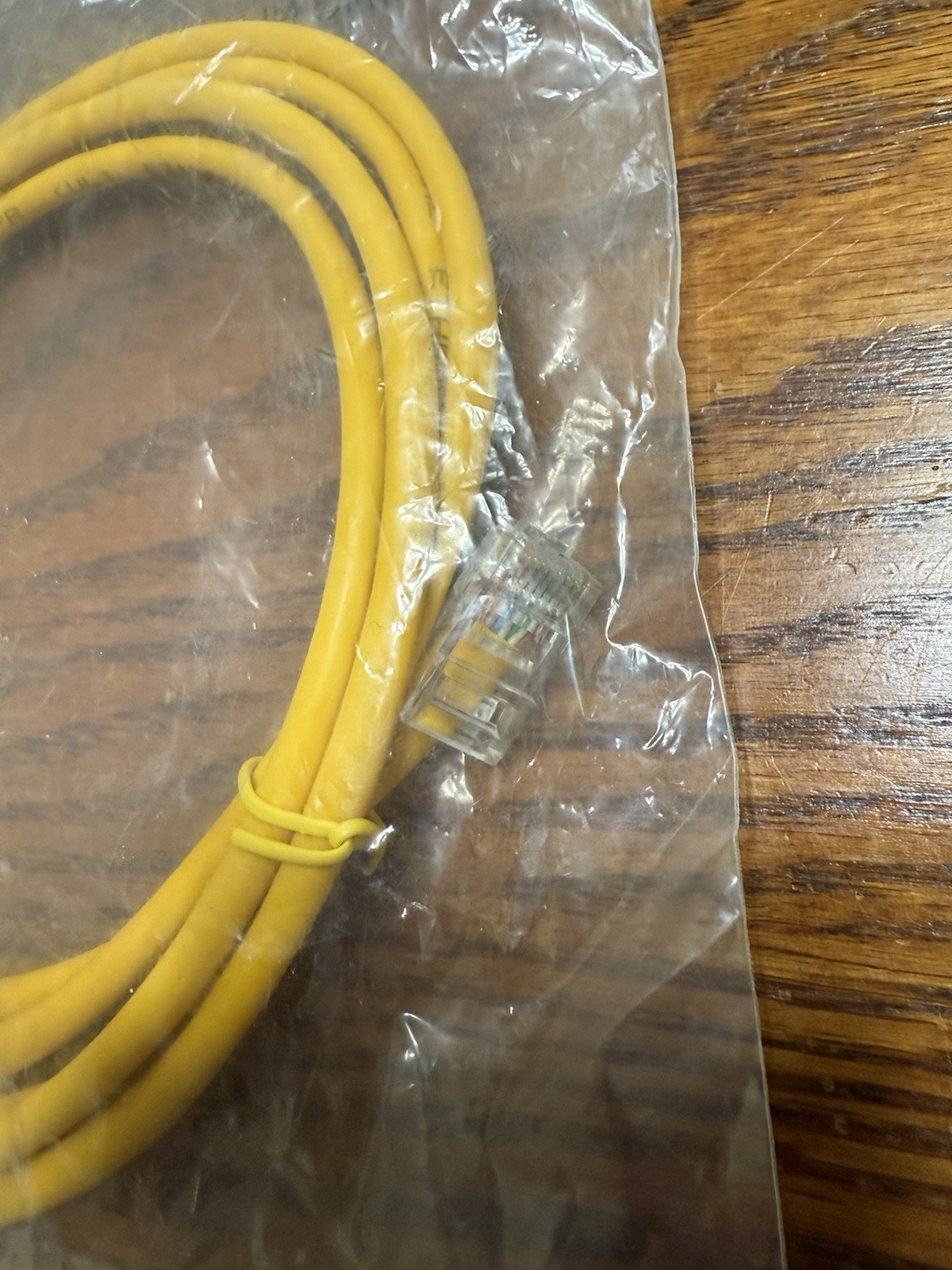 Ethernet Cable RoHs Compliant Yellow New In Sealed Packaging