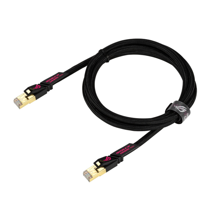 ASUS ROG Cat7 1.5M/3M Gaming LAN Network Cable Up To 600MHz 10GB Transfer Rates