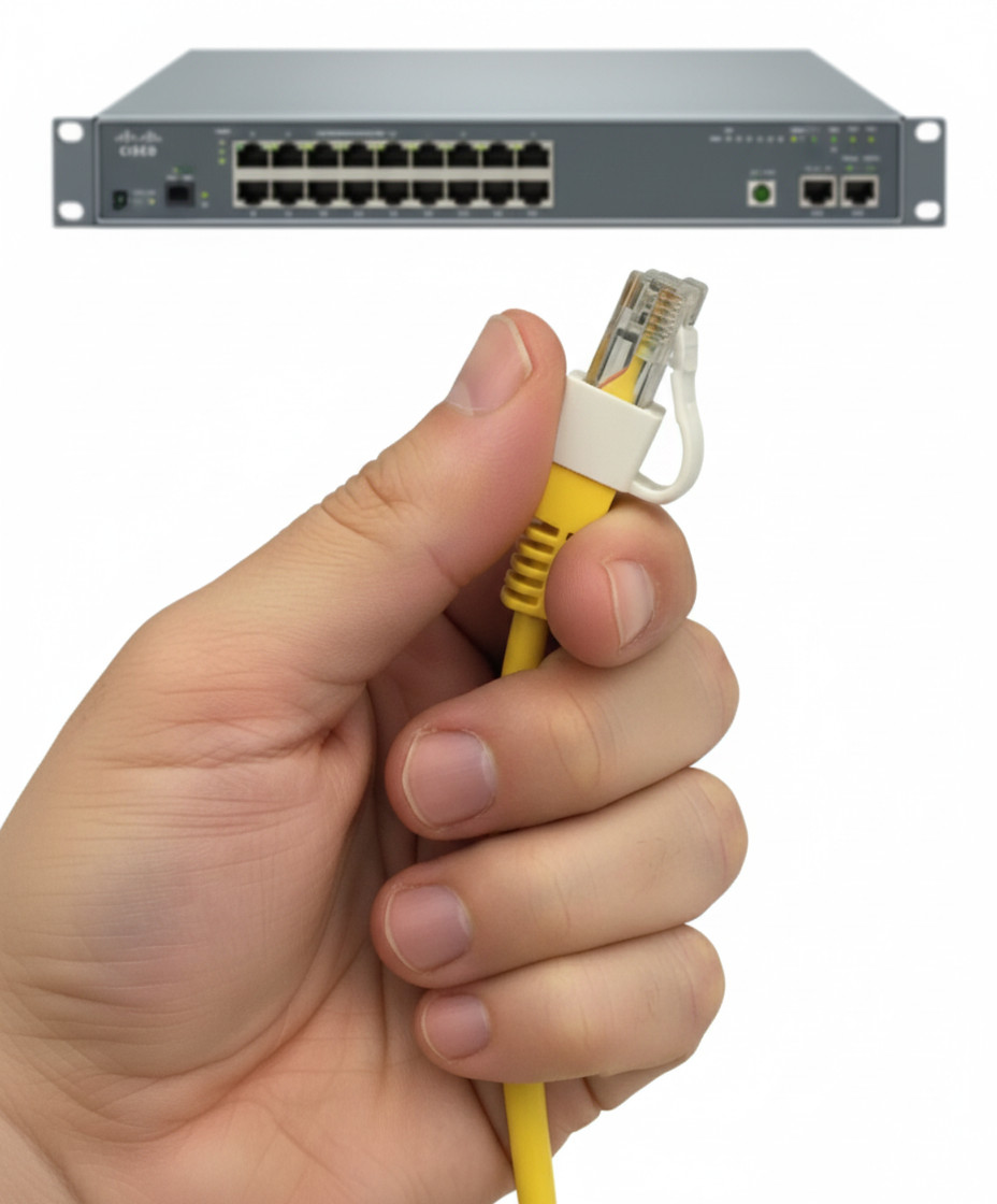 Broken RJ45 Ethernet Clip Fix CAT5 CAT5e CAT6 Repair connectors (15pcs) 3 Colors