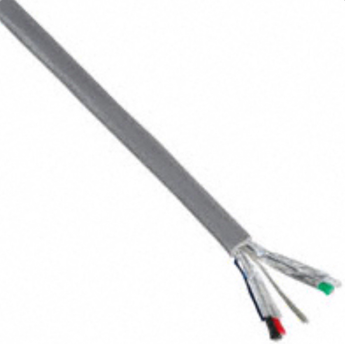 Encore Wire 22 AWG Twisted 2 Pair, 1000’ Grey Part# C1352A.41.10 **SHIPS FREE**