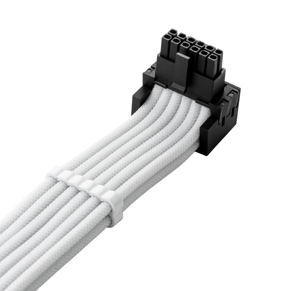 Universal Pro ModMesh Sleeved 12V 2×6 12VHPWR 90 Degree Power Cable 60cm