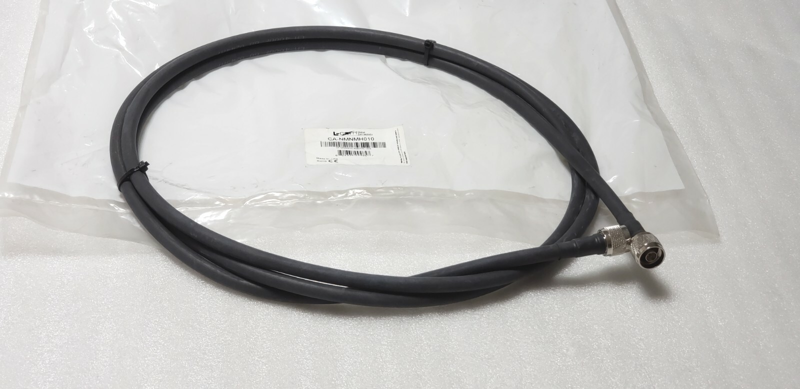 L-COM CA-NMNMT010 Cable Assembly Coaxial N-Type to N-Type 120.0″ (3.0m) 10.0′