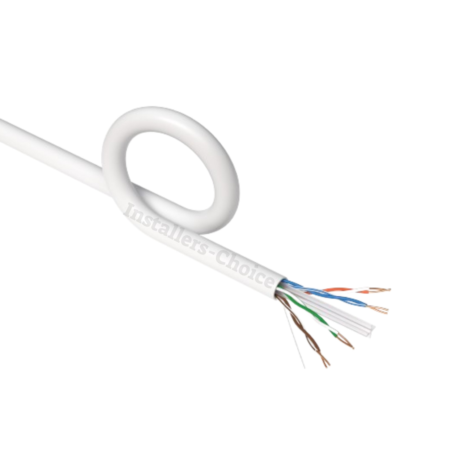 Cat6 1000FT CCA UTP Solid White Ethernet Cable – LAN Network Bulk 23 AWG RJ45