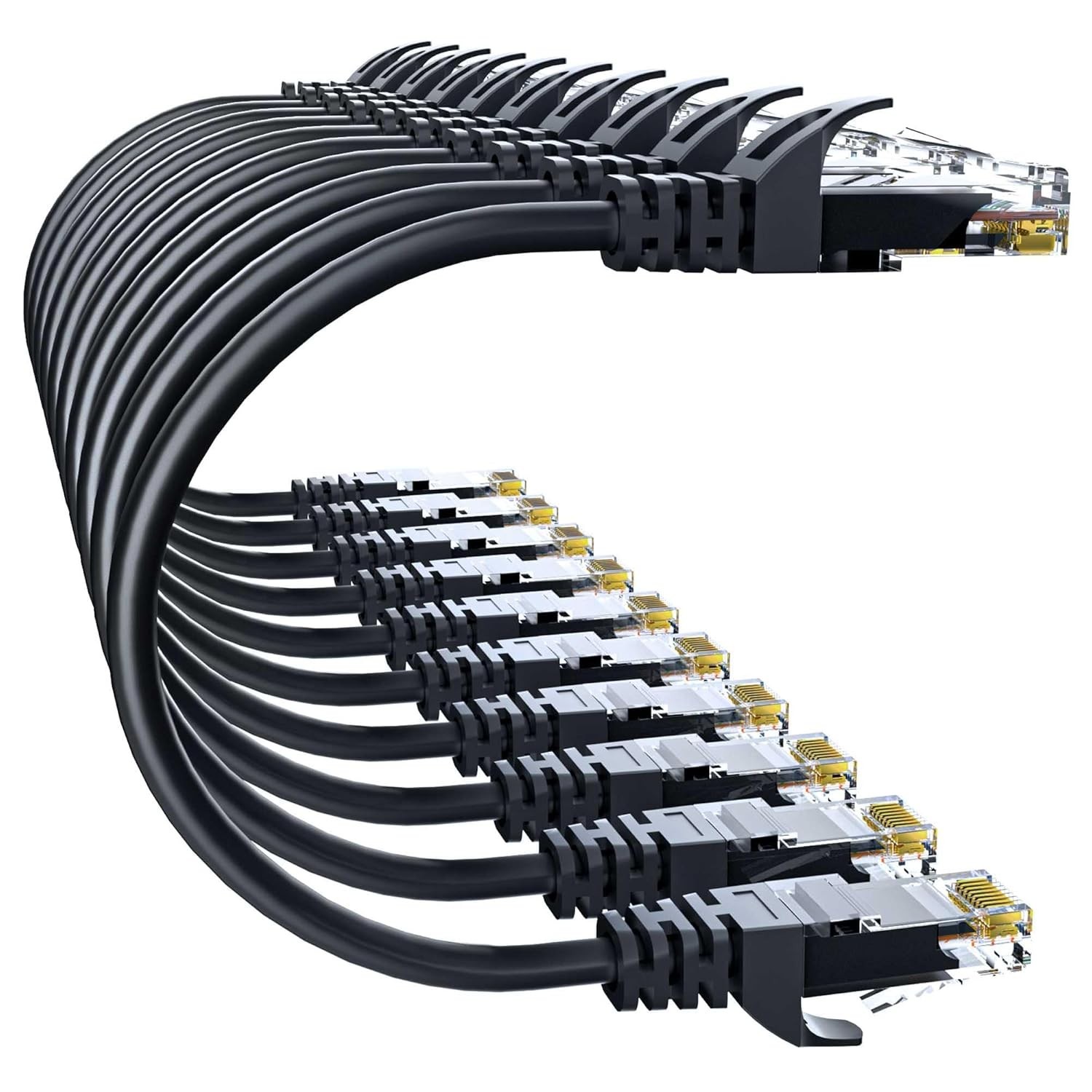 Cat 6 Ethernet Cable 25FT , Cat6 Ethernet Patch Cable 10Gbps, High-Speed UTP …