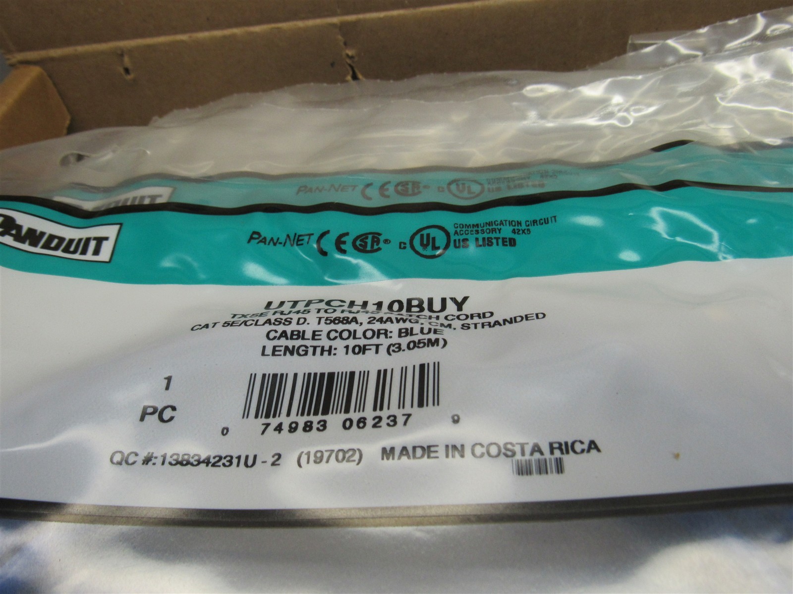 100 LOT – NEW 10′ ft CAT5e RJ-45 Ethernet Network LAN Modem Router Patch Cable