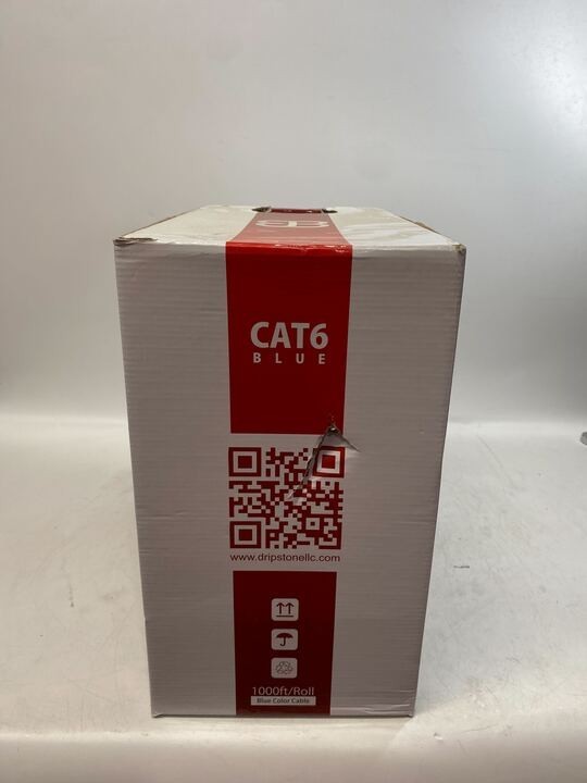 Dripstone CAT6 Ethernet Cable 380ft LAN Wire 23AWG/4PRS Solid CCA UTP 5