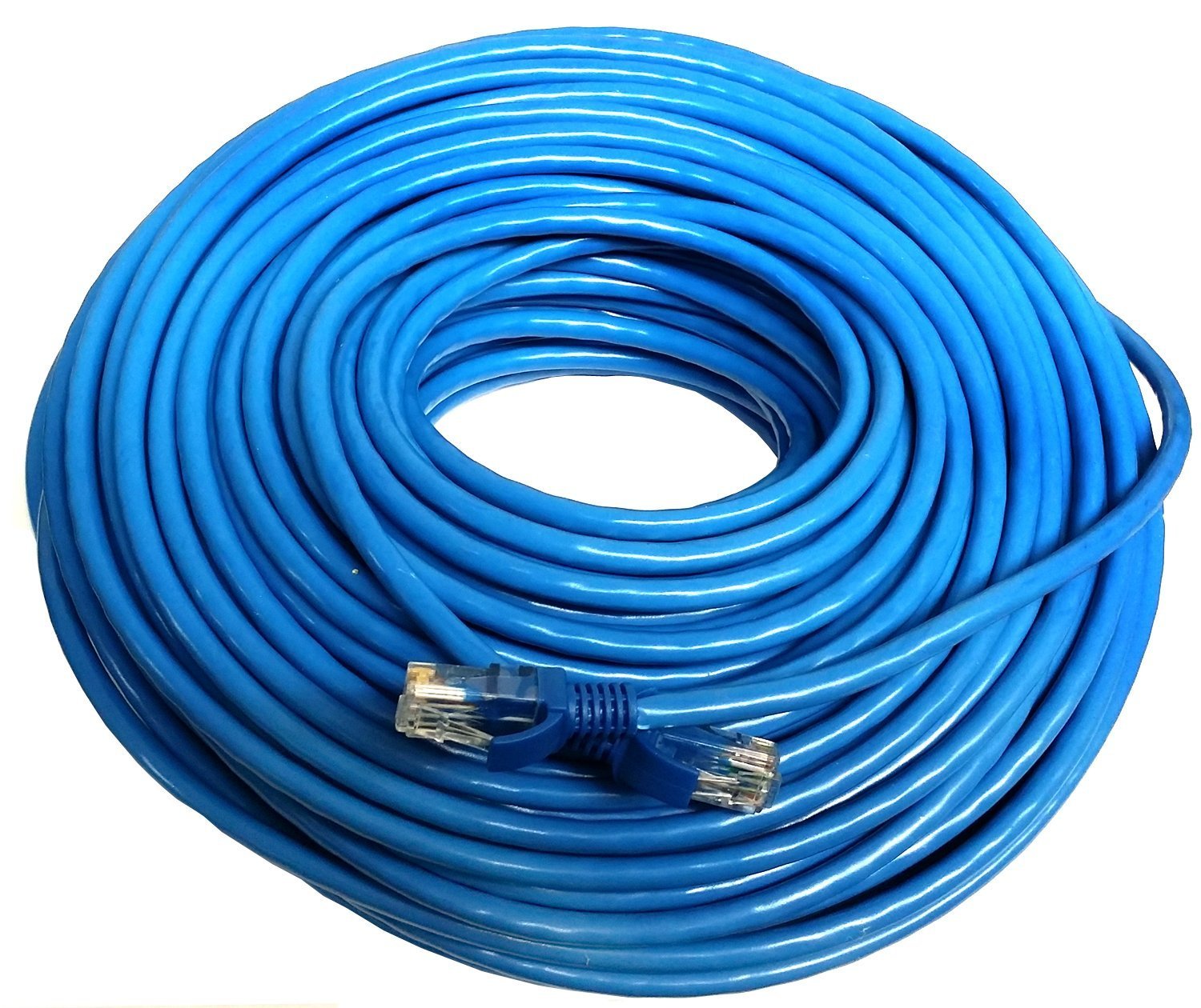 100′ FT Feet CAT6 CAT 6 RJ45 Ethernet Network LAN Patch Cable Cord – Blue New
