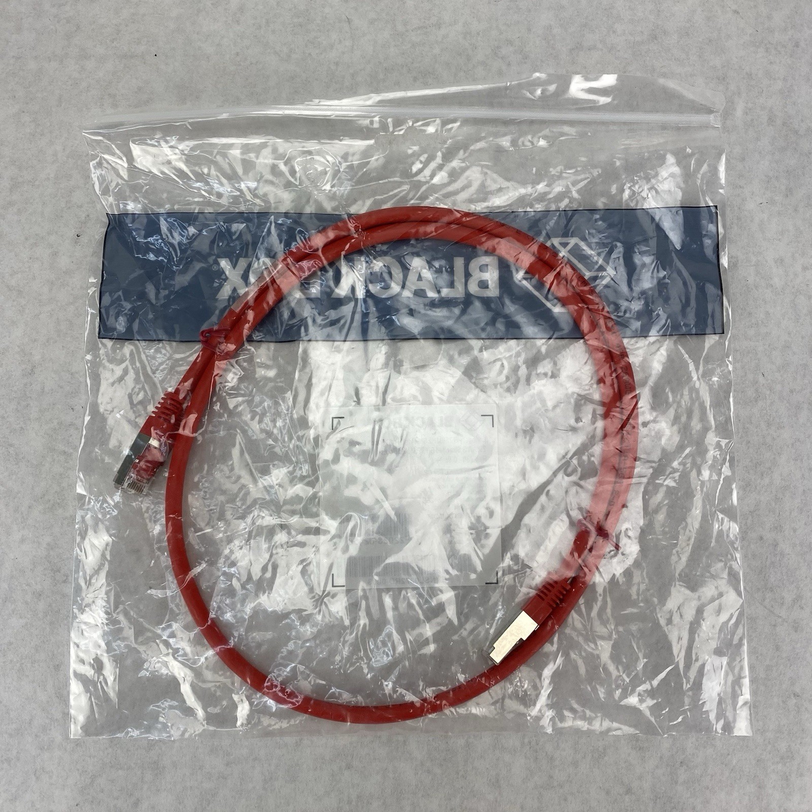 Black Box EVNSL0272RD-0003 CAT6 250MHz Shielded PVP Patch Cable (Lot of 6)
