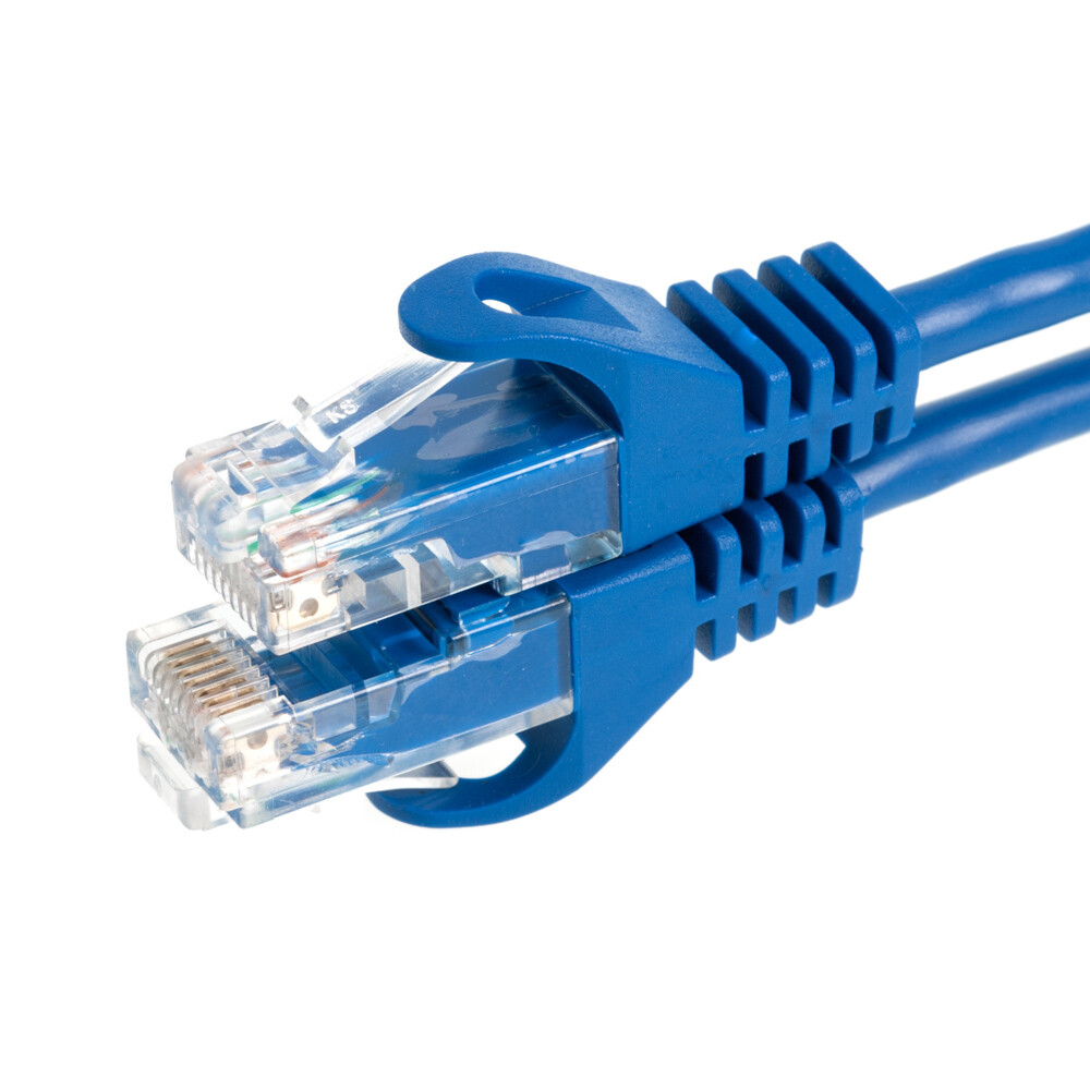 CAT6e / CAT6 Network Patch Cable RJ-45 Ethernet LAN Cable Blue 25FT – 200FT LOT