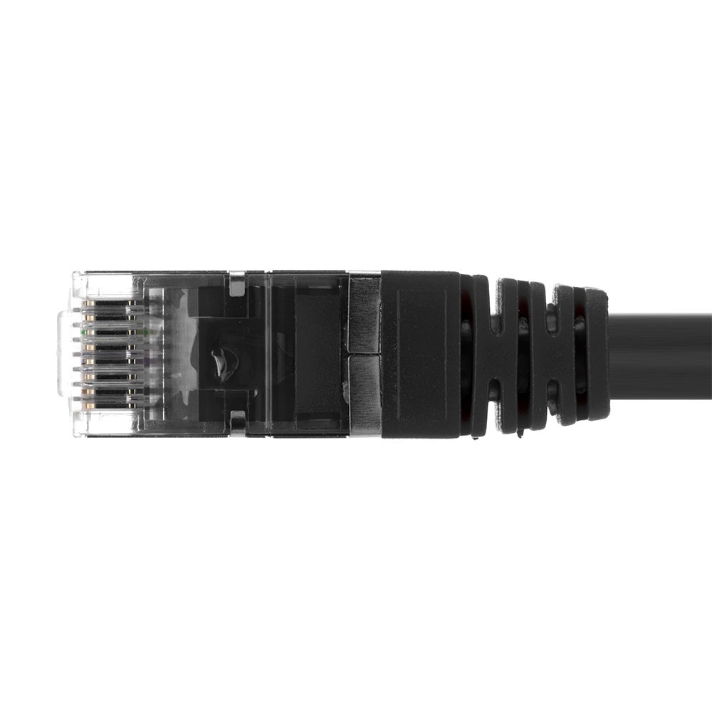 Ethernet Patch Cable CAT6, F/UTP, 26AWG, 1 Ft, 5 pack, Black