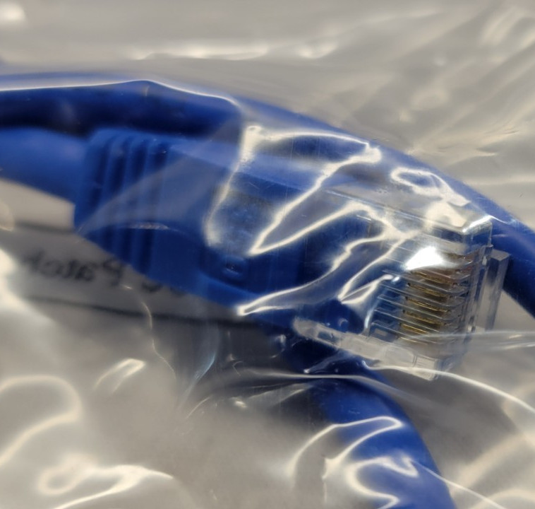 NEW – LOT OF 10 Unbranded 3″ Universal UTP-Cat5e Patch Cable – PC5-BL-03