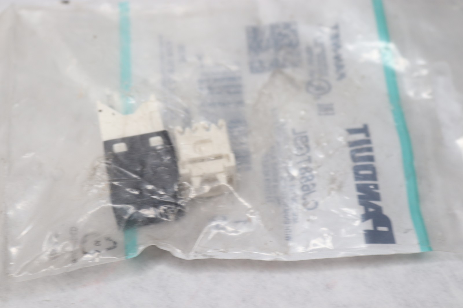 Panduit TG-Style Jack Module Cat 6 8-Wire Black CJ688TGBL
