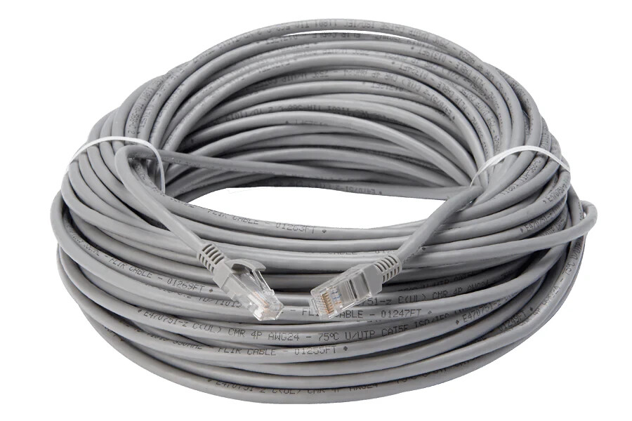 ✅ 60ft (18m) Lorex Cat5e Network Ethernet Cable for IP Security Cameras – USED ✅