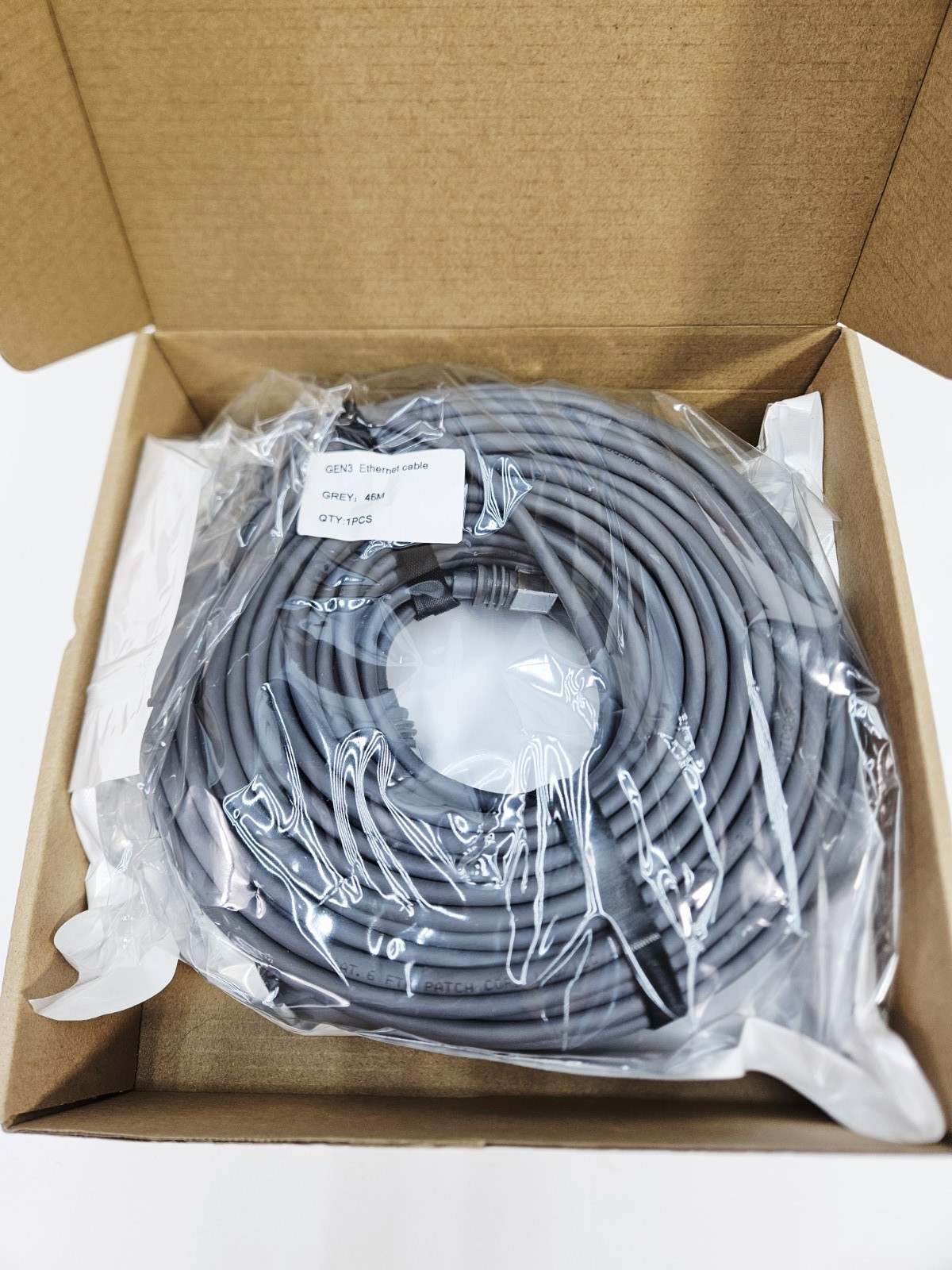 150 FT/46M Starlink Gen 3 Cable, Rectangular Satellite Replacement Cable Waterpr