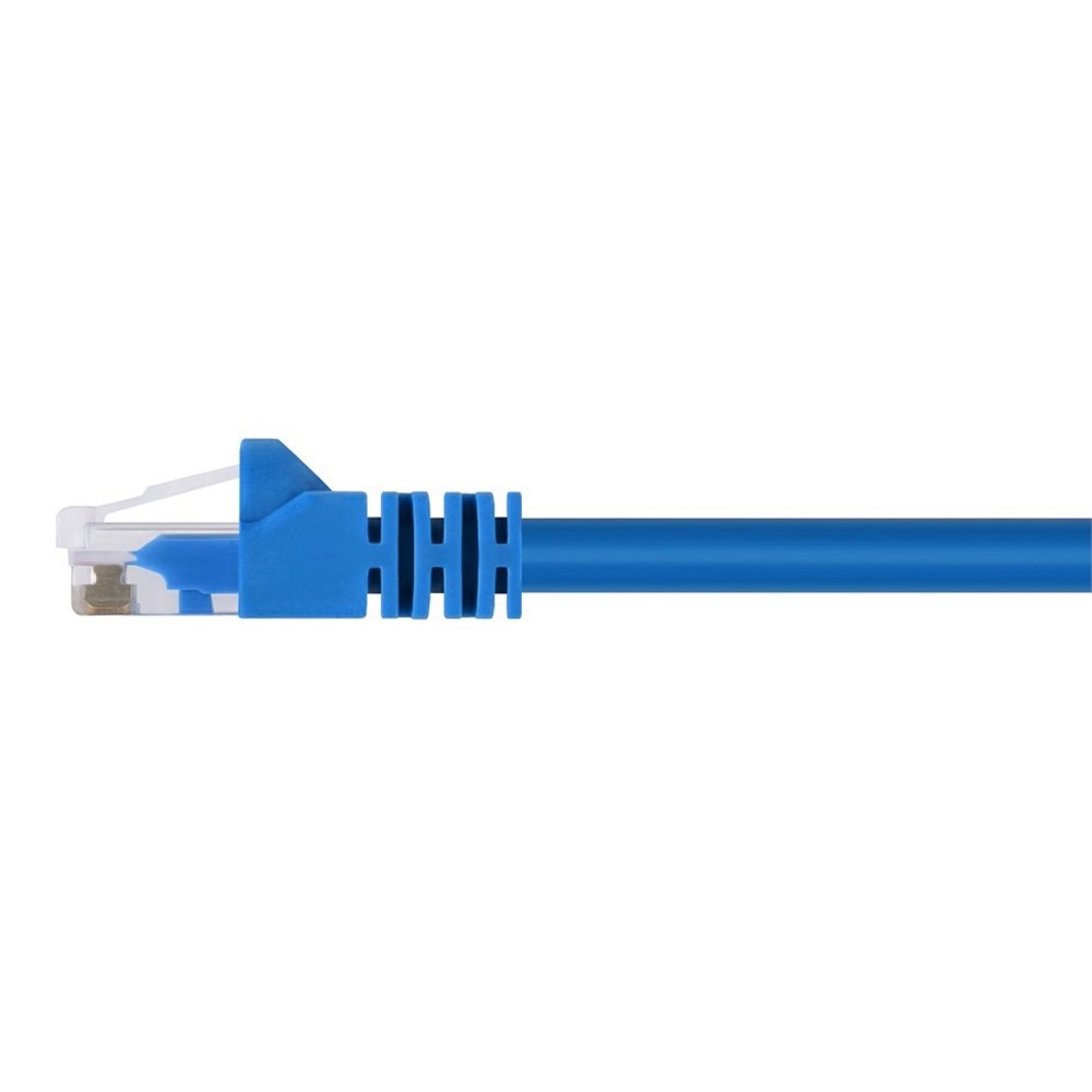 (Pack of 35) MONOPRICE 2114 Patch Cord, Cat 6, Booted, Blue, 3.0 ft.