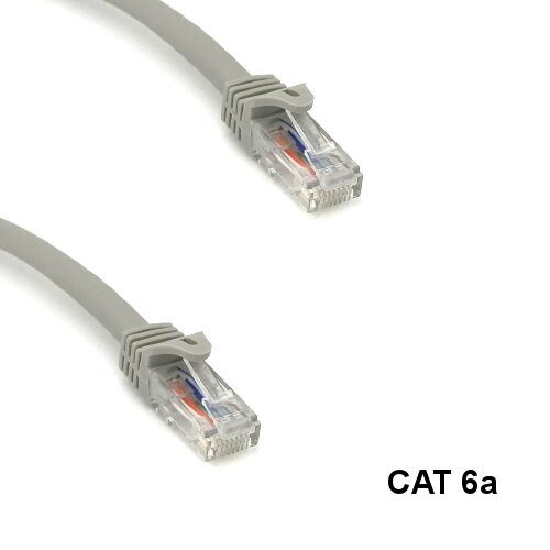 Kentek Gray 6″ Cat6A UTP Cable 24AWG 600MHz RJ45 Ethernet Router Pure Copper