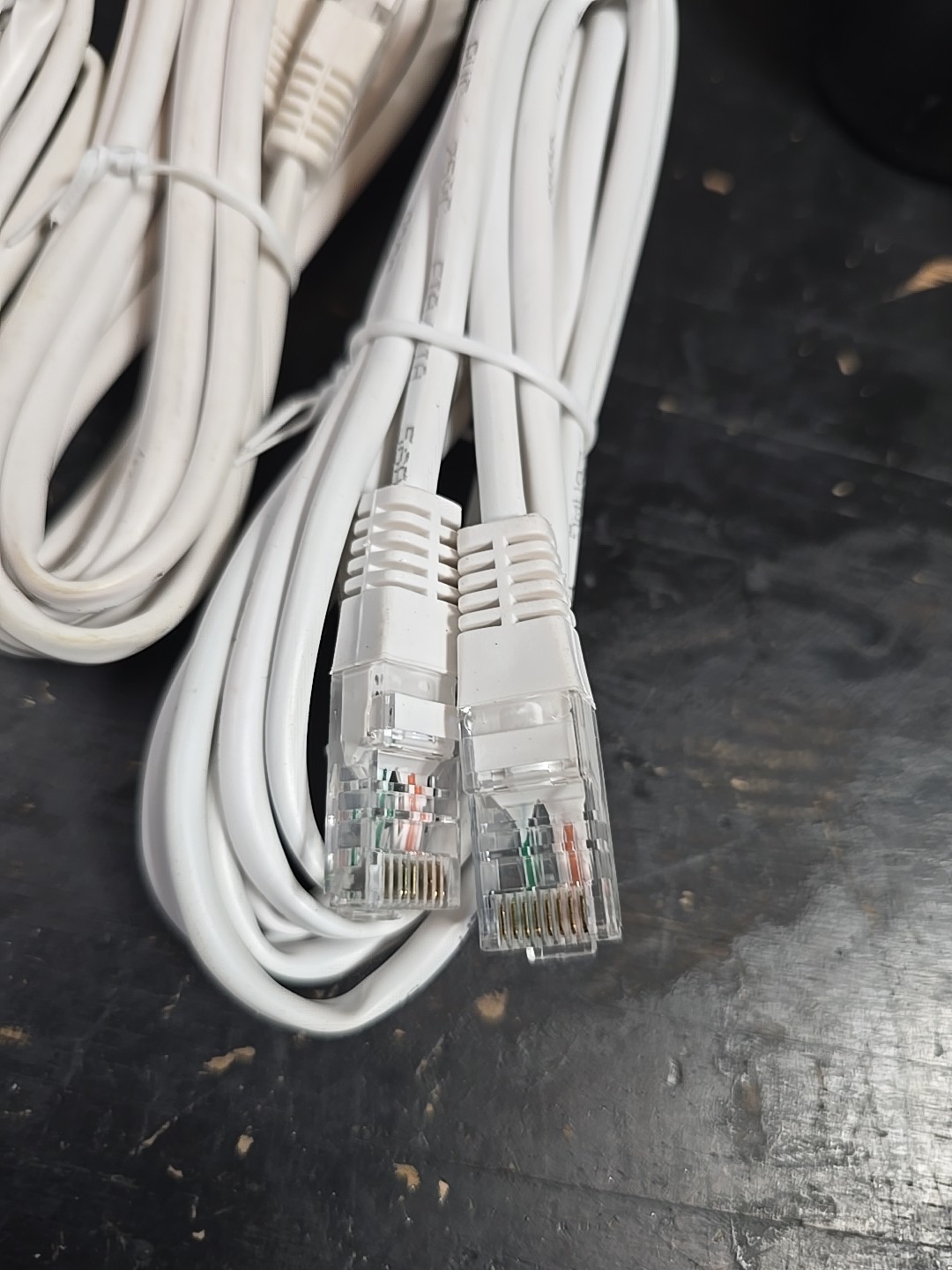 5 New Ethernet Cables 6ft CAT.5e New, Unused Copper