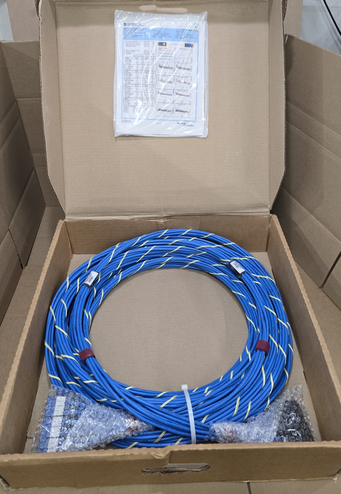 Panduit QuickNet Cat6A Copper Patch Cord 65 ft. MFR #: QZPBCCB0001F065 Cat 6A