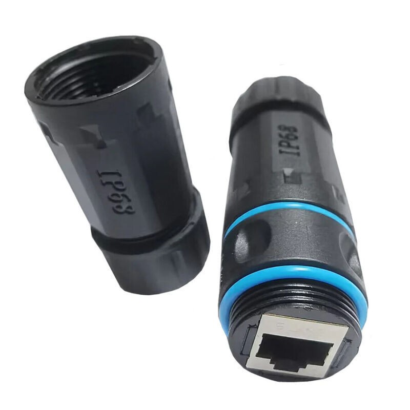 IP68 Waterproof RJ45 Ethernet Outdoor LAN Cable Connector – Cat6