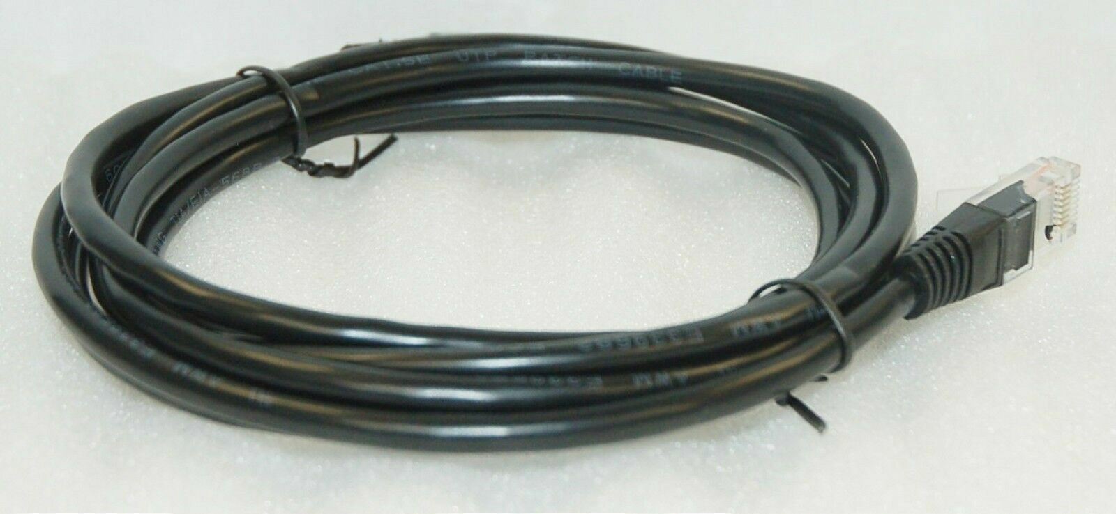 CAT 5e UTP BLACK 6′ foot Ethernet Cable E339682 Category 5e 26AWG