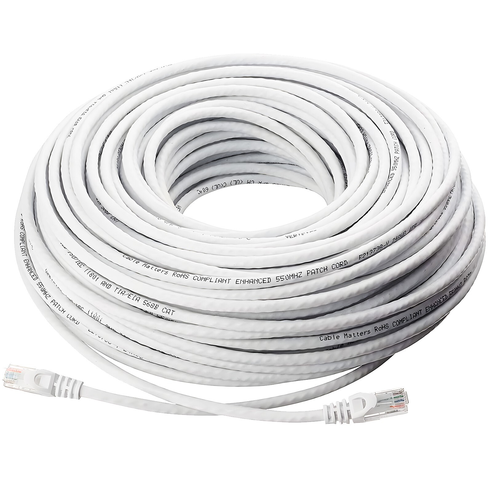Ultrapoe CAT6/CAT5E Ethernet Patch Cable Network Internet Cord 6-100FT Multi lot