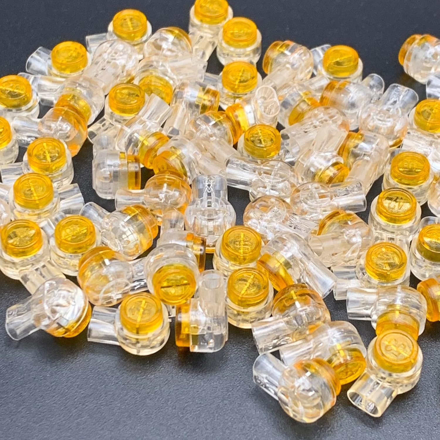 50 PCS Copper Butt Splice Connectors – Gel-Filled & Waterproof for Low Voltage